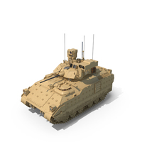 Bradley M2A3坦克PNG和PSD图像