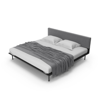 Loft Style Double Bed PNG & PSD Images