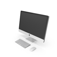 iMac台式计算机PNG和PSD图像