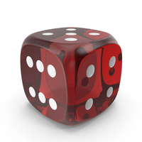 Red Six Sided Die PNG & PSD Images