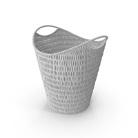 Wicker Paper Basket PNG & PSD Images