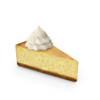 New York Style Cheesecake Slice PNG & PSD Images