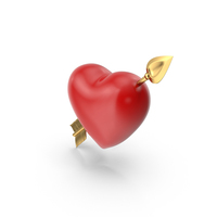 Heart with Arrow PNG & PSD Images
