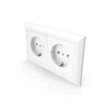 Two European Standard Wall Socket Outlet PNG & PSD Images