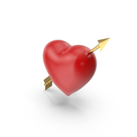 Heart with Arrow PNG & PSD Images