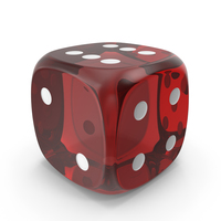 Red Six Sided Die PNG & PSD Images