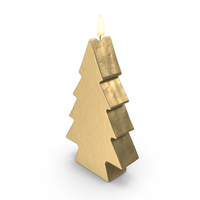 Tree Shaped Candle PNG & PSD Images