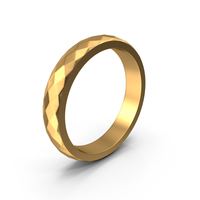 Gold Metal Ring Bracelet PNG & PSD Images