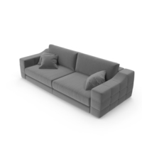 Contemporary Tufted Fortune Sofa PNG & PSD Images