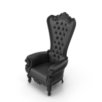 Absolom Roche Leather Arm Chair PNG & PSD Images