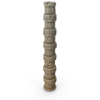 Stylized Roman Column PNG & PSD Images
