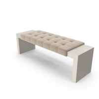 Tufted Contemporary Ottoman PNG & PSD Images