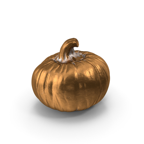 Gold Pumpkin PNG & PSD Images Gold Pumpkin PNG & PSD Images