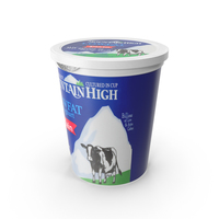 Mountain High Plain Yogurt PNG & PSD Images