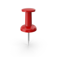 Push Pin Red PNG & PSD Images