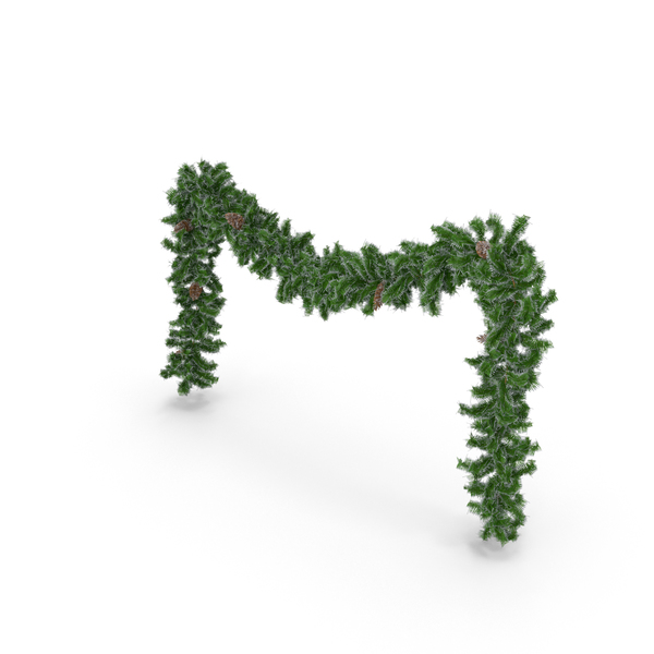 Garland Frosted Long PNG & PSD Images