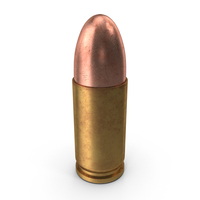 9x19mm Parabellum Cartridge PNG & PSD Images