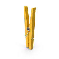 Clothespin Yellow PNG & PSD Images