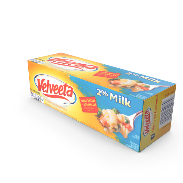 Velveeta 2 Percent Milk Cheese PNG & PSD Images