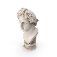 Apollo Lykeios Bust PNG & PSD Images