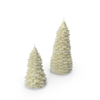 Tree Shaped Candles PNG & PSD Images