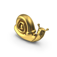 Snail Golden PNG & PSD Images