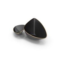 Black Designer Vase Bowl Set PNG & PSD Images