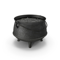 Pot with Boiling Water PNG & PSD Images