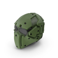 Kevlar Tactical Mask Olive PNG & PSD Images
