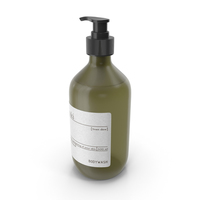 Meraki Body Wash Green Bottle PNG & PSD Images