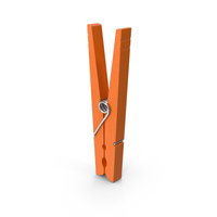 Clothes Pin Orange PNG & PSD Images