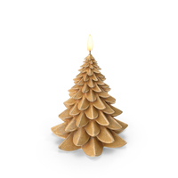 Tree Shaped Candle PNG & PSD Images