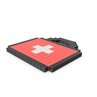 Pixelated First Aid Icon PNG & PSD Images
