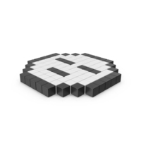 Pixelated Sleep Emoji PNG & PSD Images