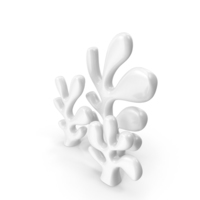 Abstract Cactus Statuette PNG & PSD Images
