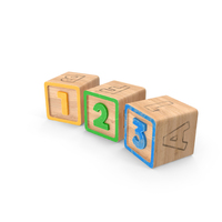 123 Blocks PNG & PSD Images