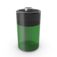Glass Battery Icon PNG & PSD Images
