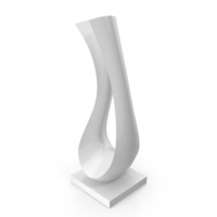Abstract Harp Sculpture PNG & PSD Images