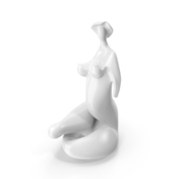 Sculpture Lady in Hat PNG & PSD Images
