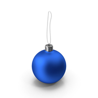 Christmas Blue Ball PNG & PSD Images