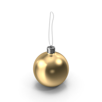 Christmas Gold Ball PNG & PSD Images