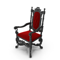 Baroque English Armchair PNG & PSD Images