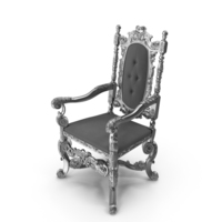 Baroque English Armchair PNG & PSD Images