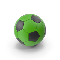 Green and Black Soccer Ball PNG & PSD Images