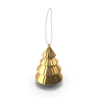 Gold Tree Ornament PNG & PSD Images