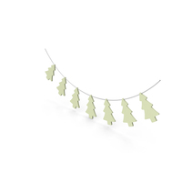 Christmas Tree Garland PNG & PSD Images