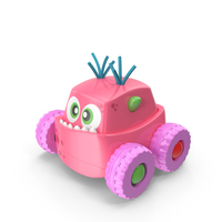 Pink Monster Car Toy PNG & PSD Images