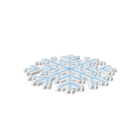 Snowflake Pixelated Icon PNG & PSD Images