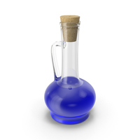 Blue Potion Flask PNG & PSD Images