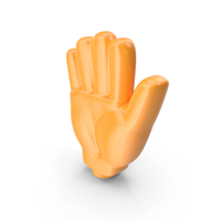 Orange Cartoon Hand PNG & PSD Images